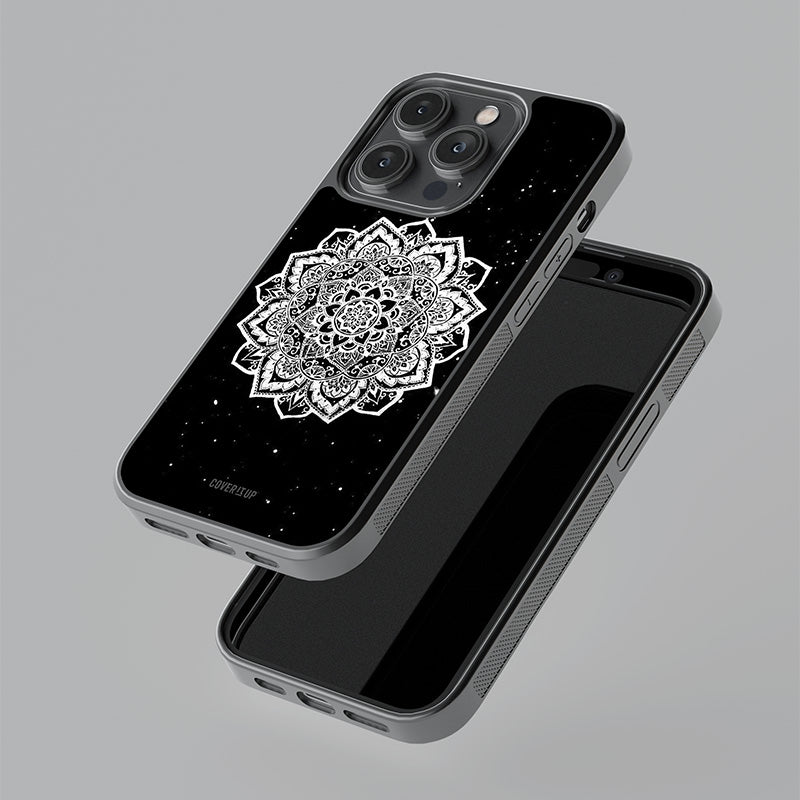 Beautiful Mandala Glass Case