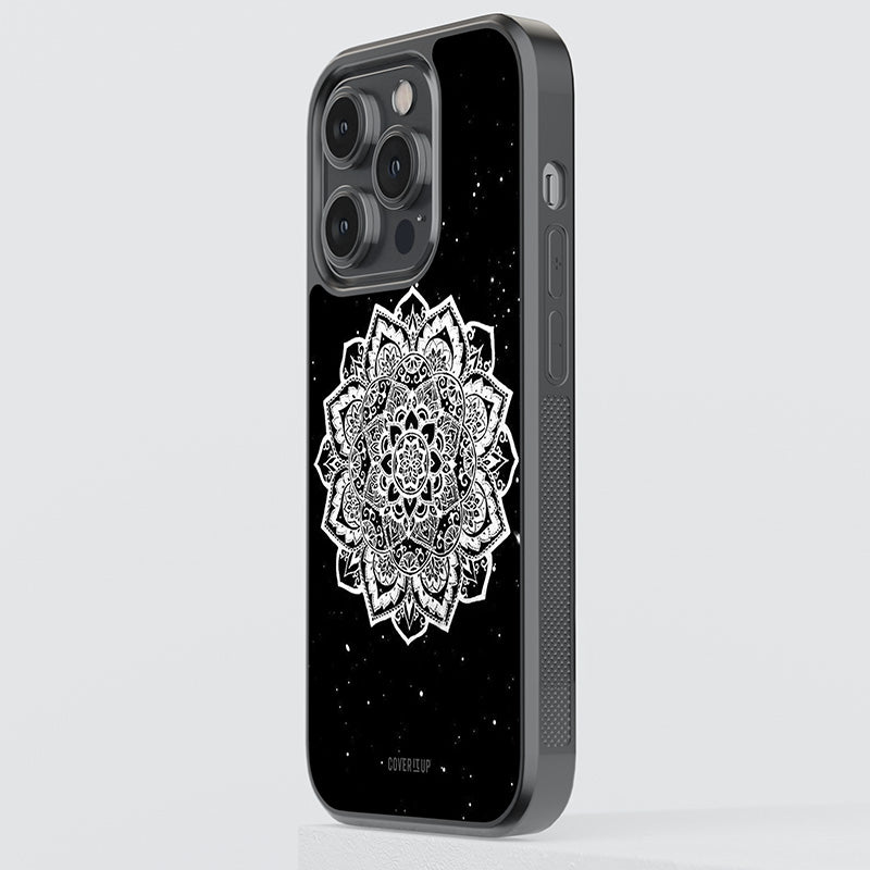 Beautiful Mandala Glass Case