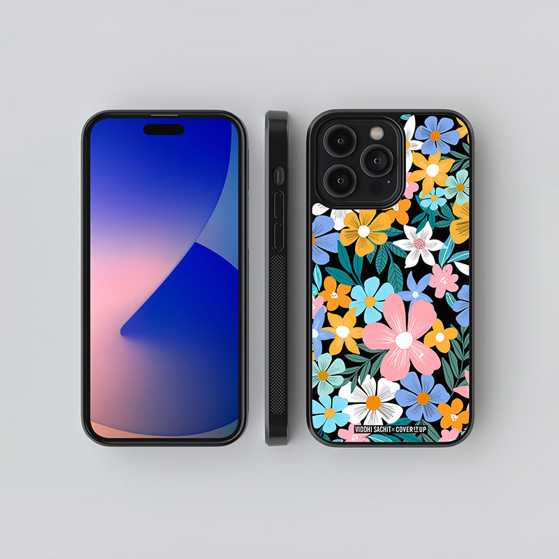 Pretty in Black Glass Case