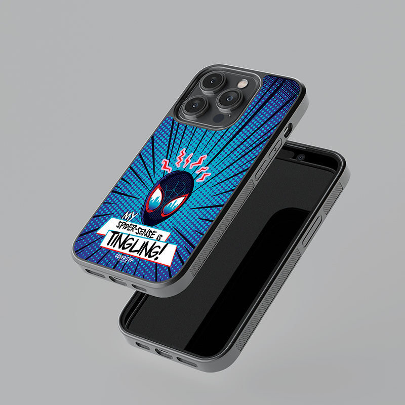 Official Marvel Spider Verse Spidey Sense Tingling Glass Case