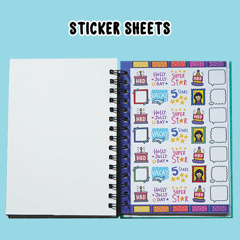The Positivity Planner 2023 - Fun Orange Food Themed Printed Planner
