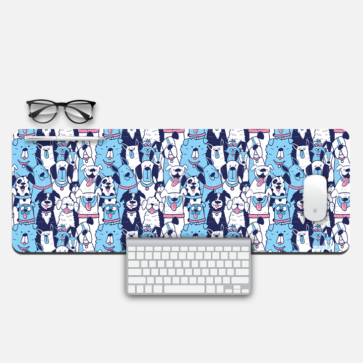 Cuteness Overload Desk Mat and Gaming Mouse Pad