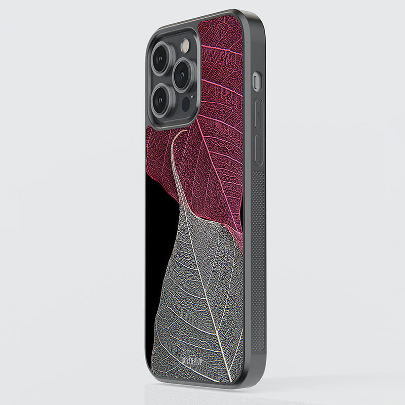 Leaf Up Close Glass Case
