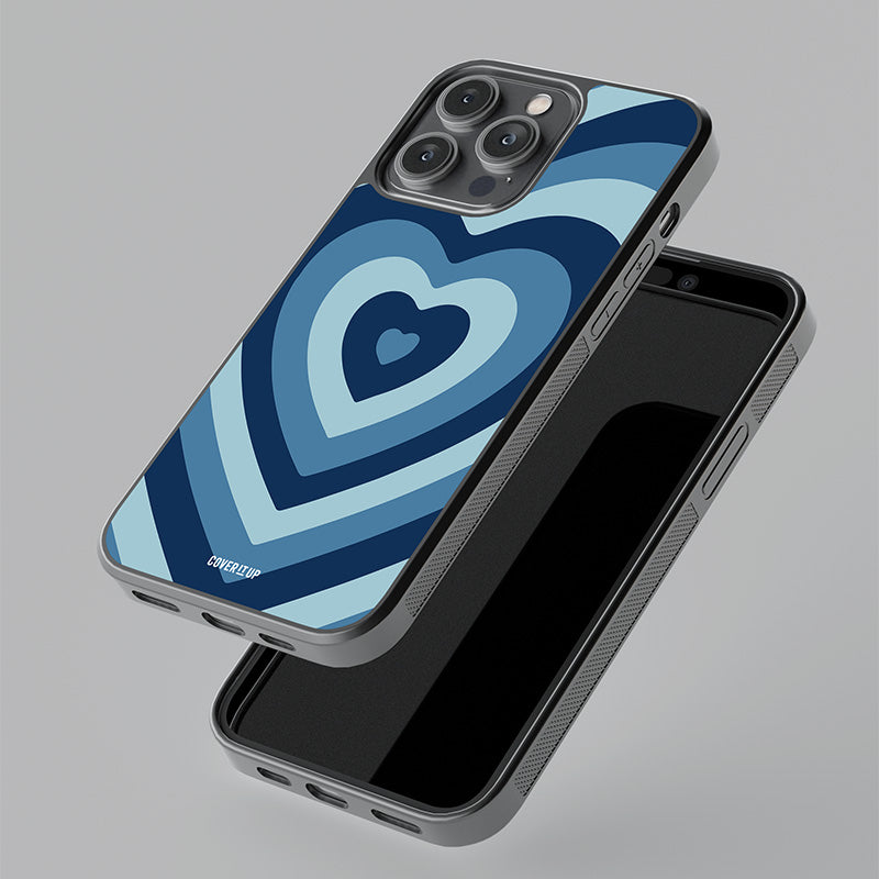 Ocean Hearts Glass Case