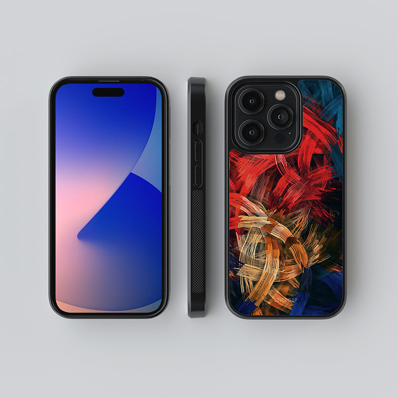 Artsy Colors Glass Case