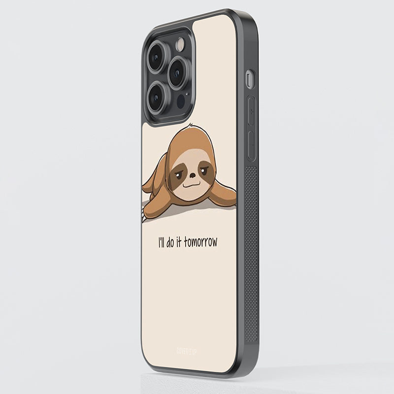 Lazy Sloth Glass Case