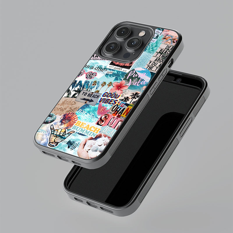 Beaching Life Glass Case