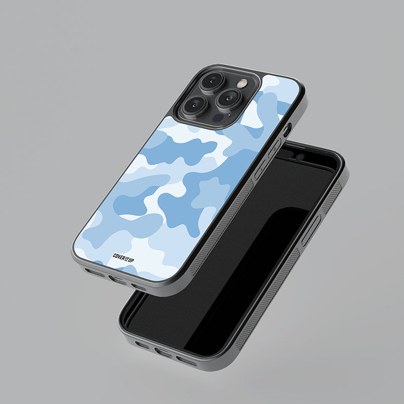 Sky Camo Glass Case