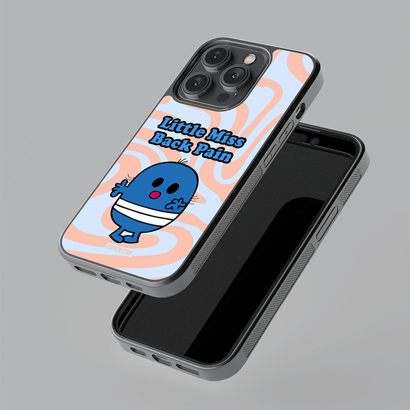 Little Miss Back Pain Glass Case