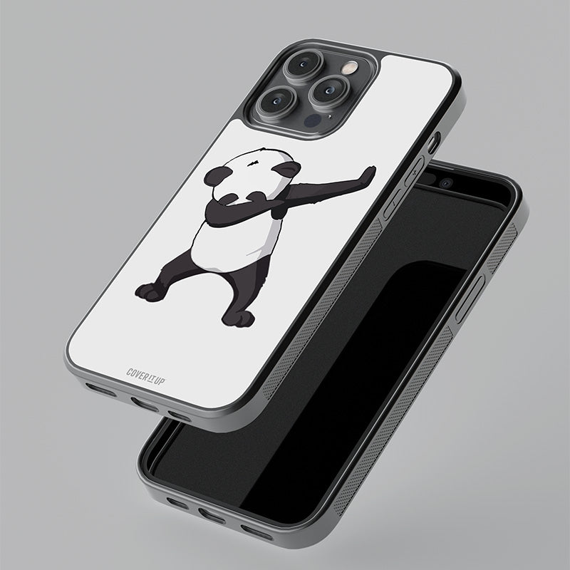 Dab Panda Glass Case