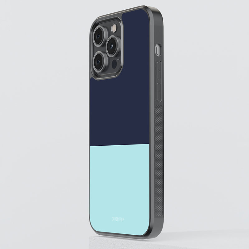 Minimal Blues Glass Case