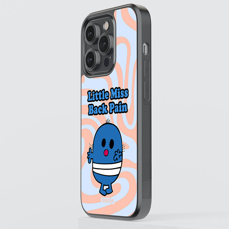 Little Miss Back Pain Glass Case