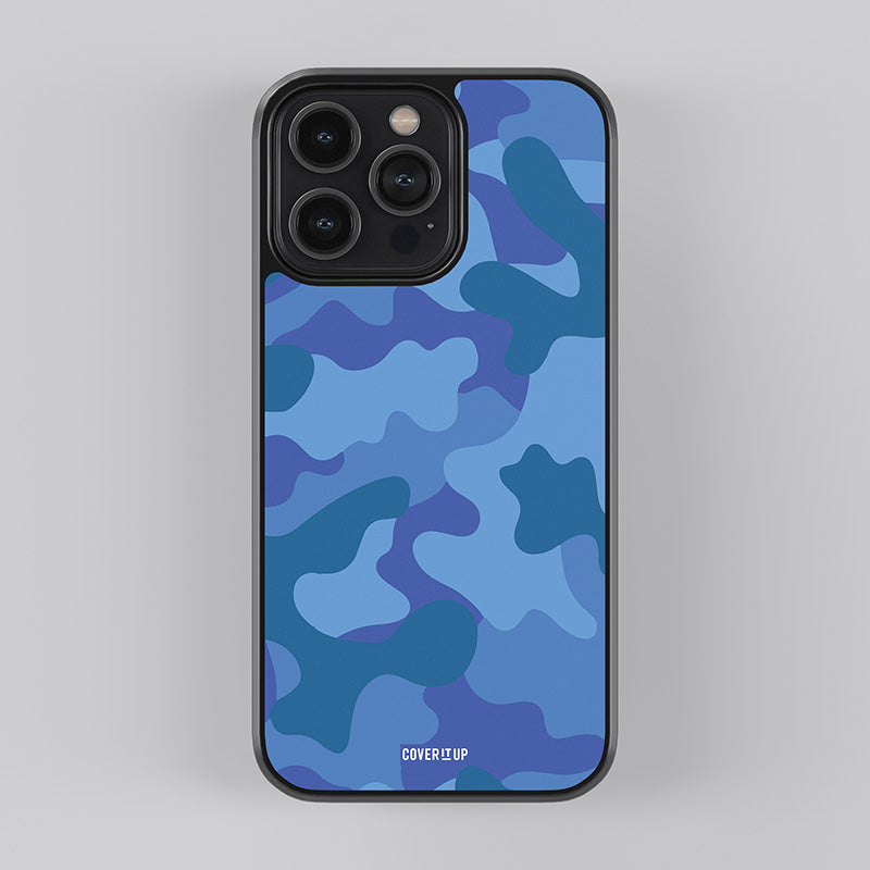 Ocean Camo Glass Case