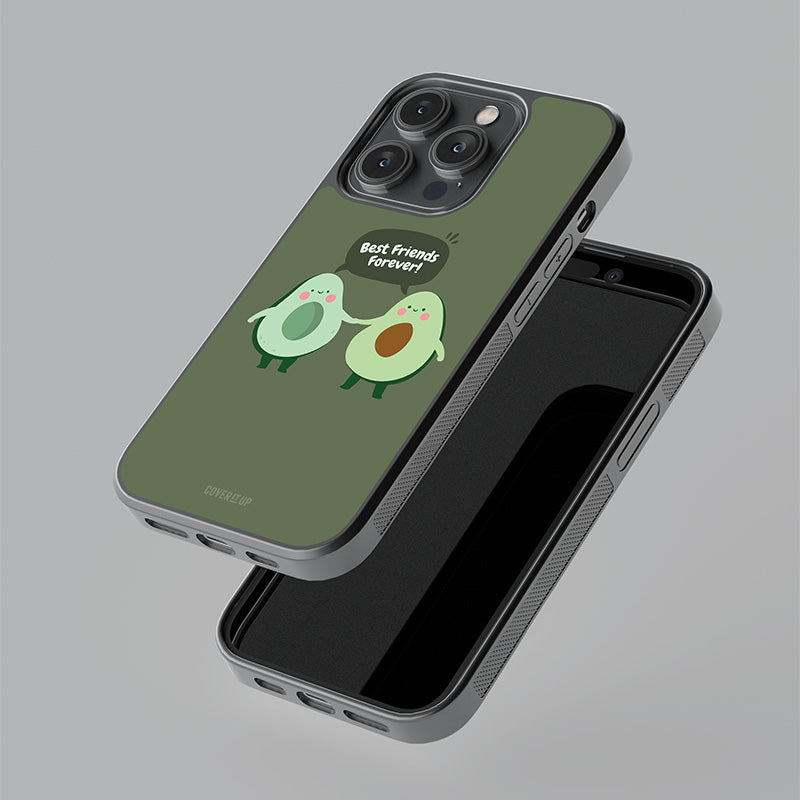 Avocado Best Friends Glass Case