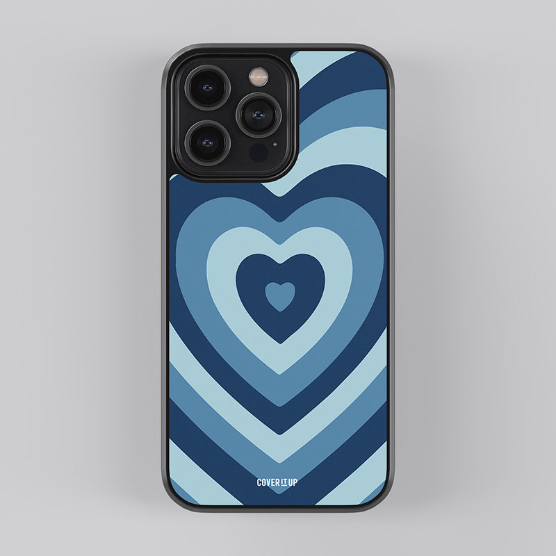 Ocean Hearts Glass Case