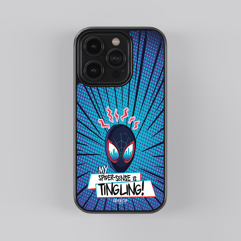 Official Marvel Spider Verse Spidey Sense Tingling Glass Case