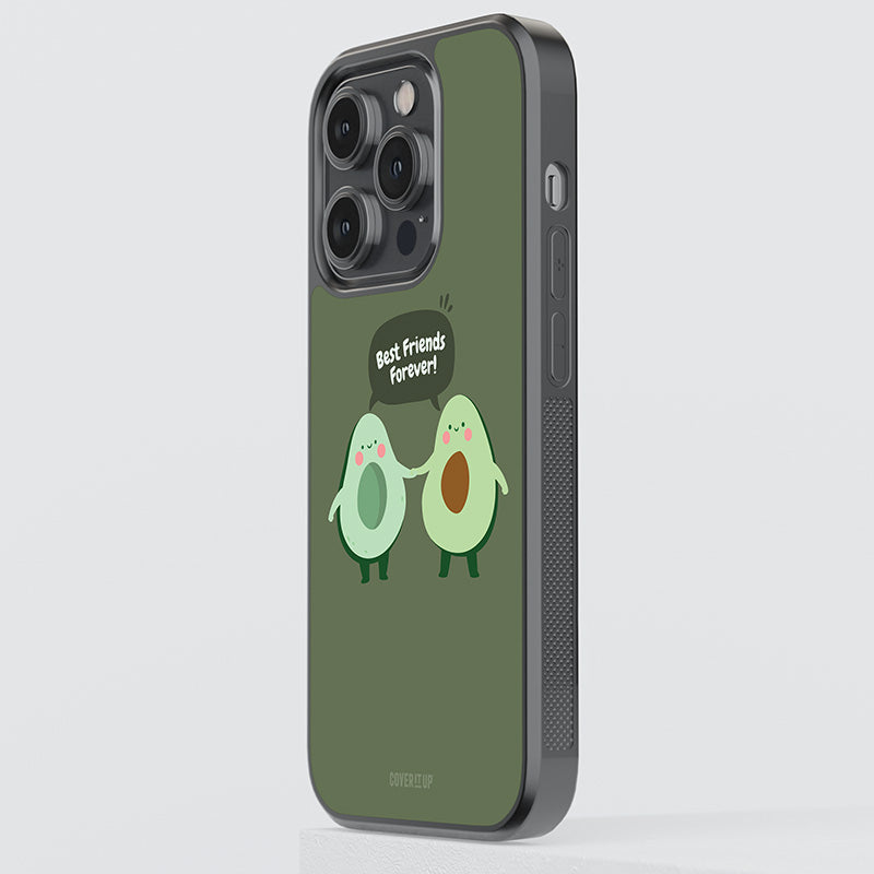 Avocado Best Friends Glass Case