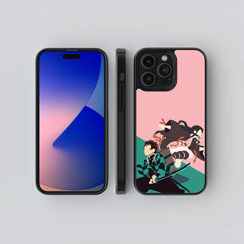 Tanjiro Nezuko Glass Case