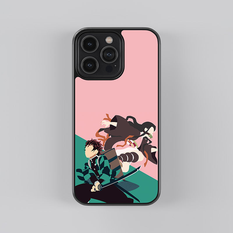 Tanjiro Nezuko Glass Case