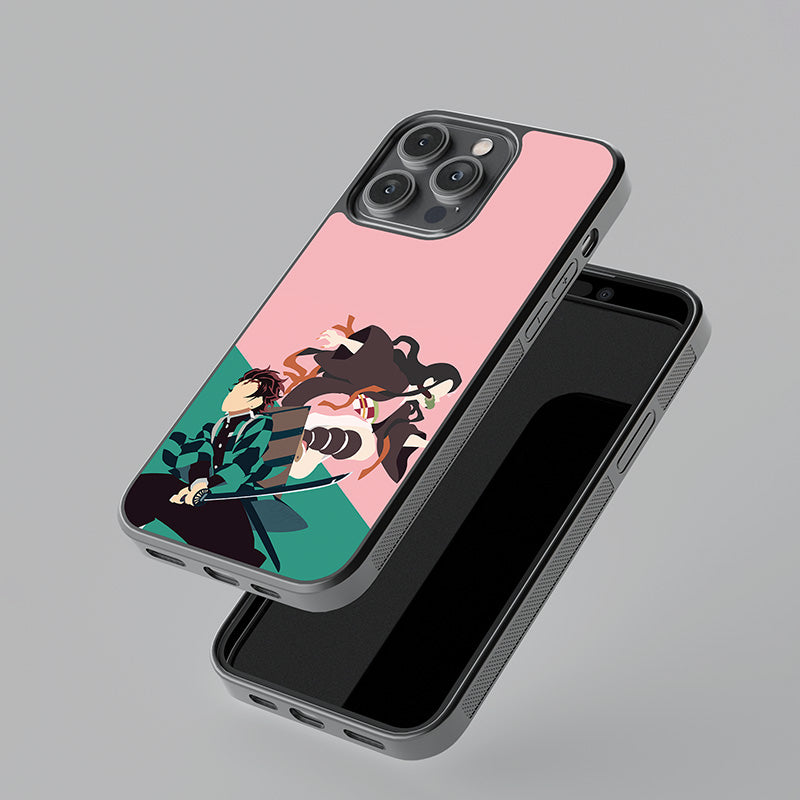 Tanjiro Nezuko Glass Case