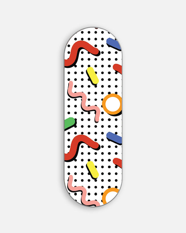 Memphis Pattern Slider Phone Grip