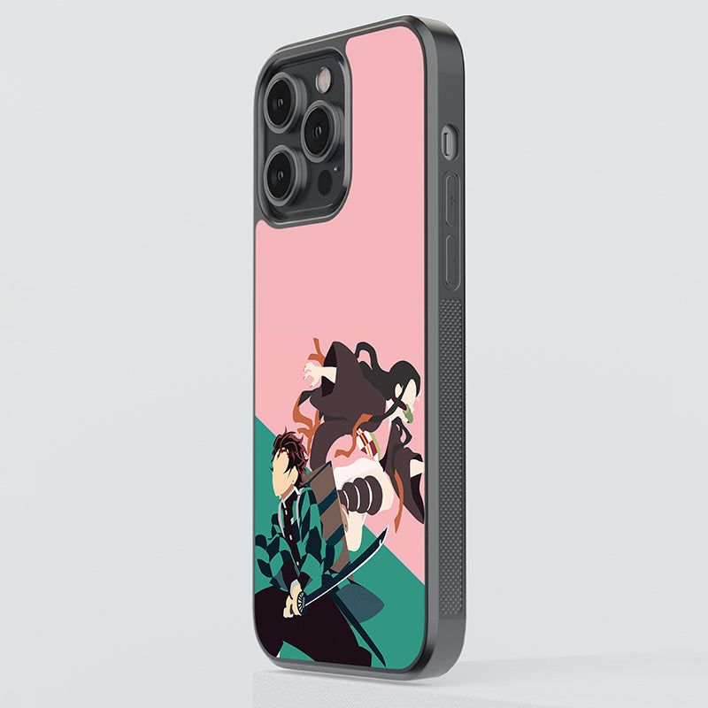 Tanjiro Nezuko Glass Case