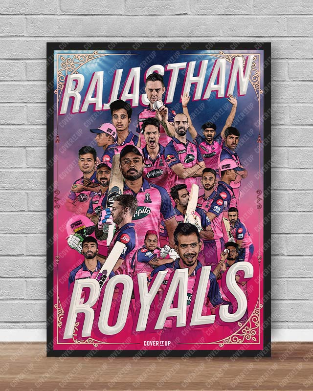 Official Rajasthan Royals All Players Poster