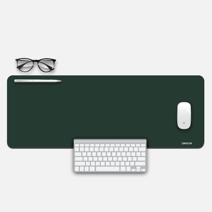 Palm Green Office Desk Mat and Gaming Mouse Pad