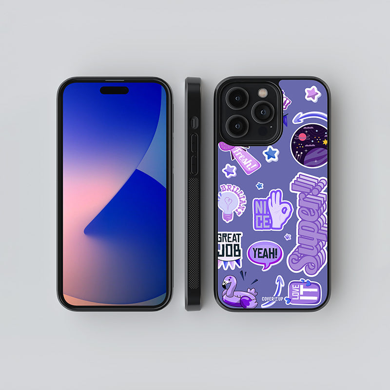 Very Peri Positive Glass Case