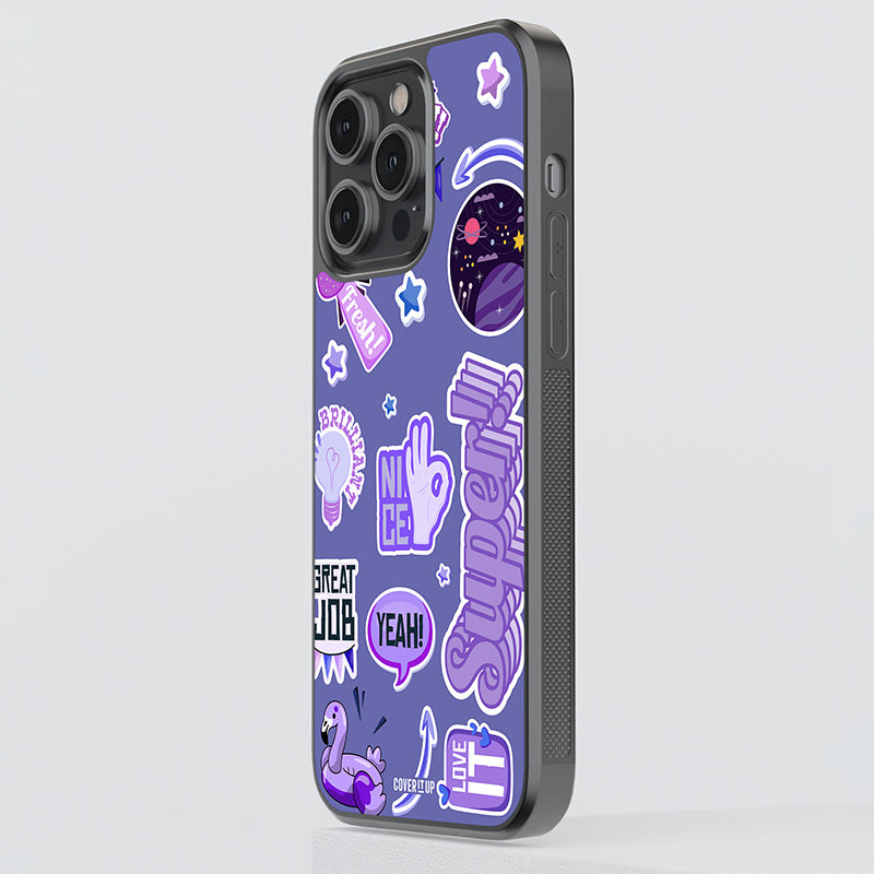 Very Peri Positive Glass Case