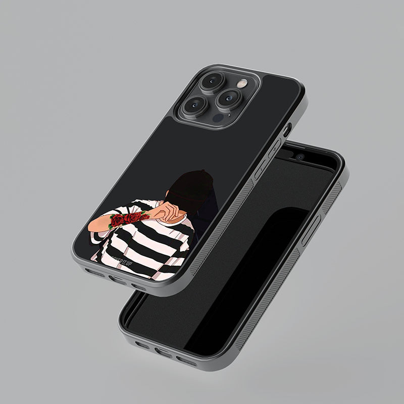 Kaala Rose Tattoo Glass Case