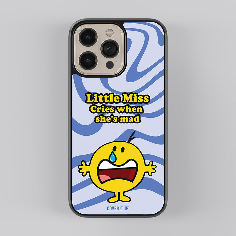 Little Miss Cries When She's Mad Glass Case