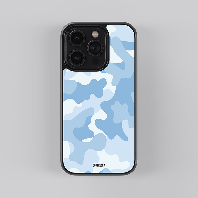 Sky Camo Glass Case