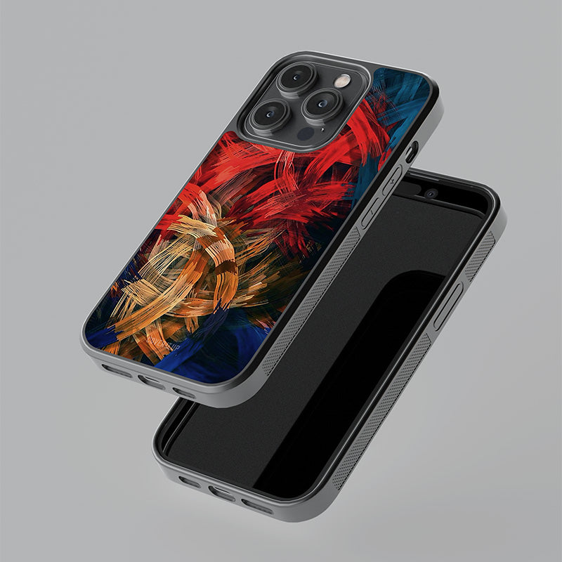 Artsy Colors Glass Case
