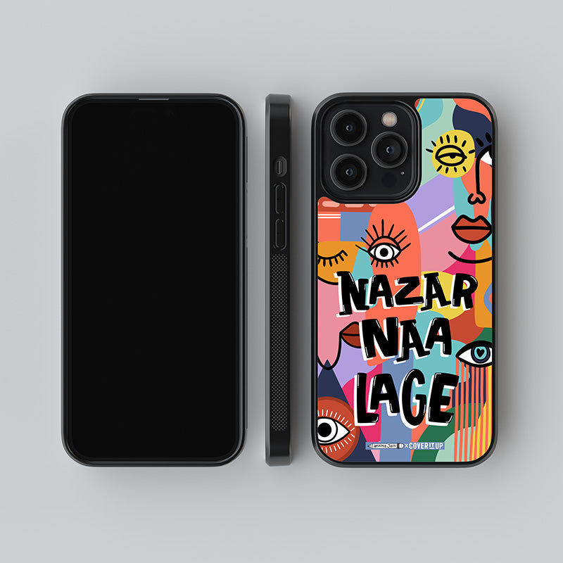 Nazar Naa Lage Glass Case