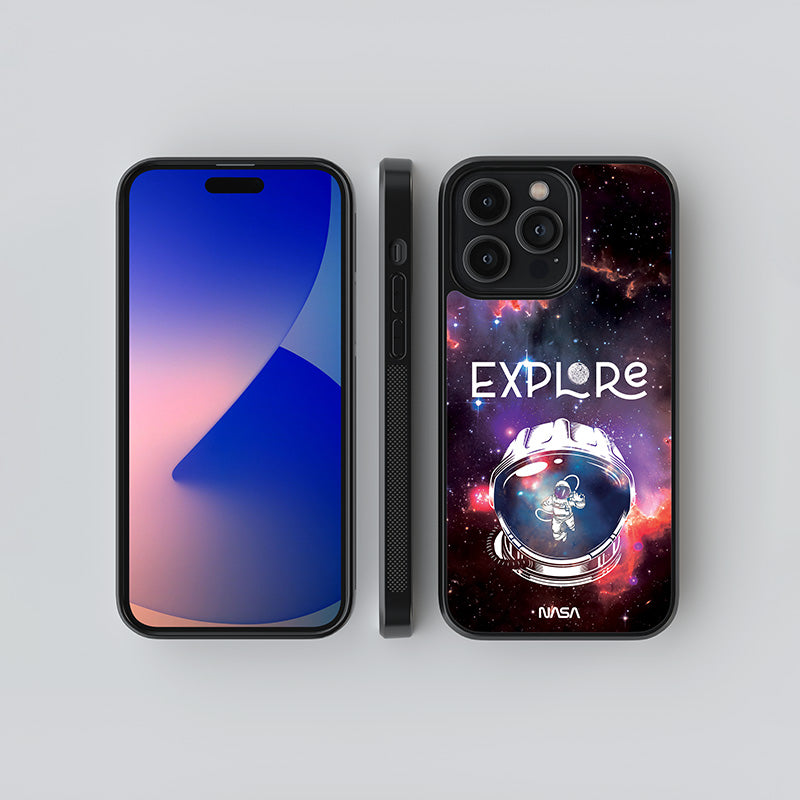 NASA Explore the Galaxy Glass Case