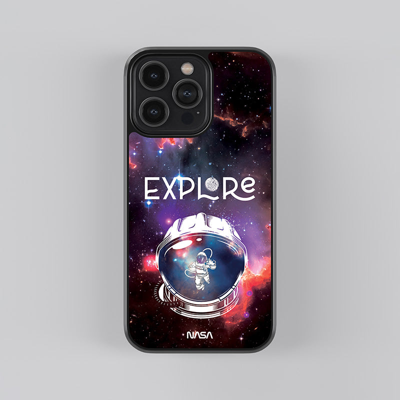 NASA Explore the Galaxy Glass Case