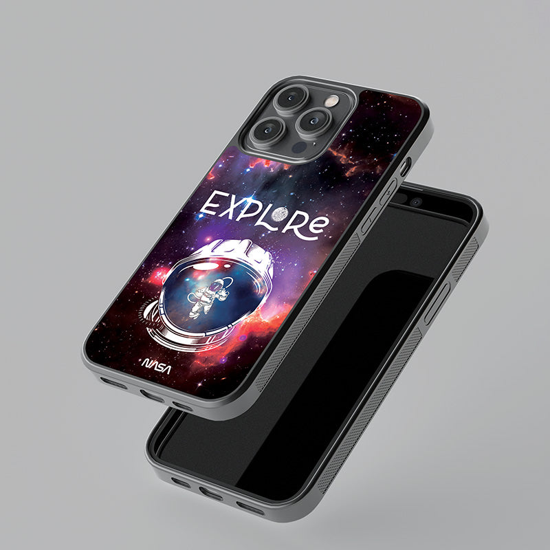NASA Explore the Galaxy Glass Case