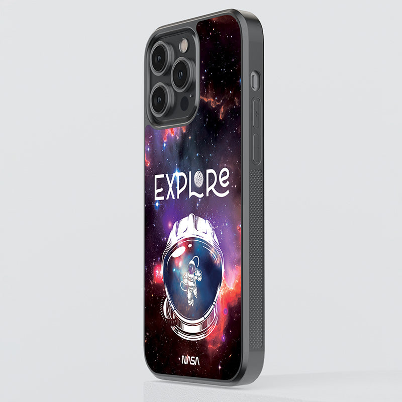 NASA Explore the Galaxy Glass Case