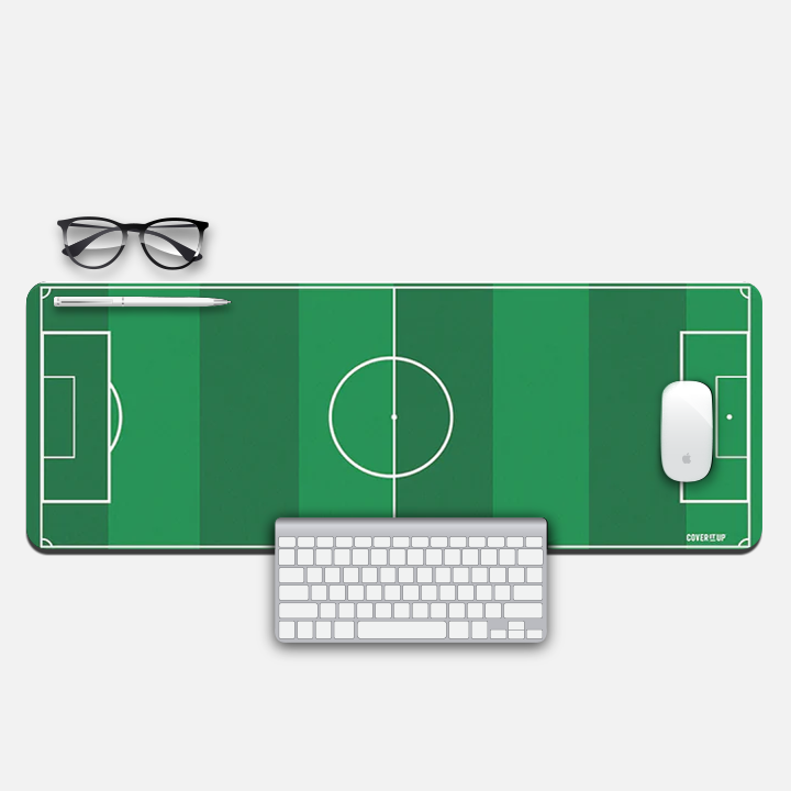 Football Pitch Desk Mat and Gaming Mouse Pad