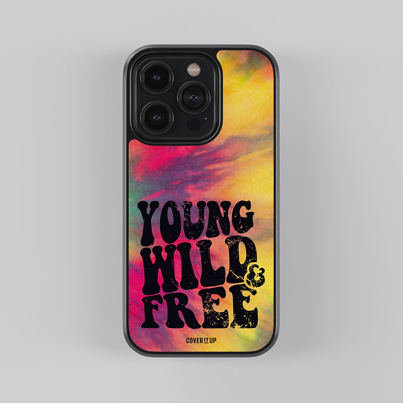 Young Wild Tie-Dye Glass Case