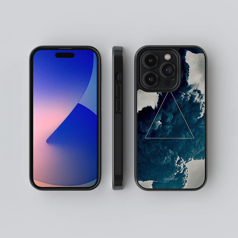Blue Hue Smoke Glass Case