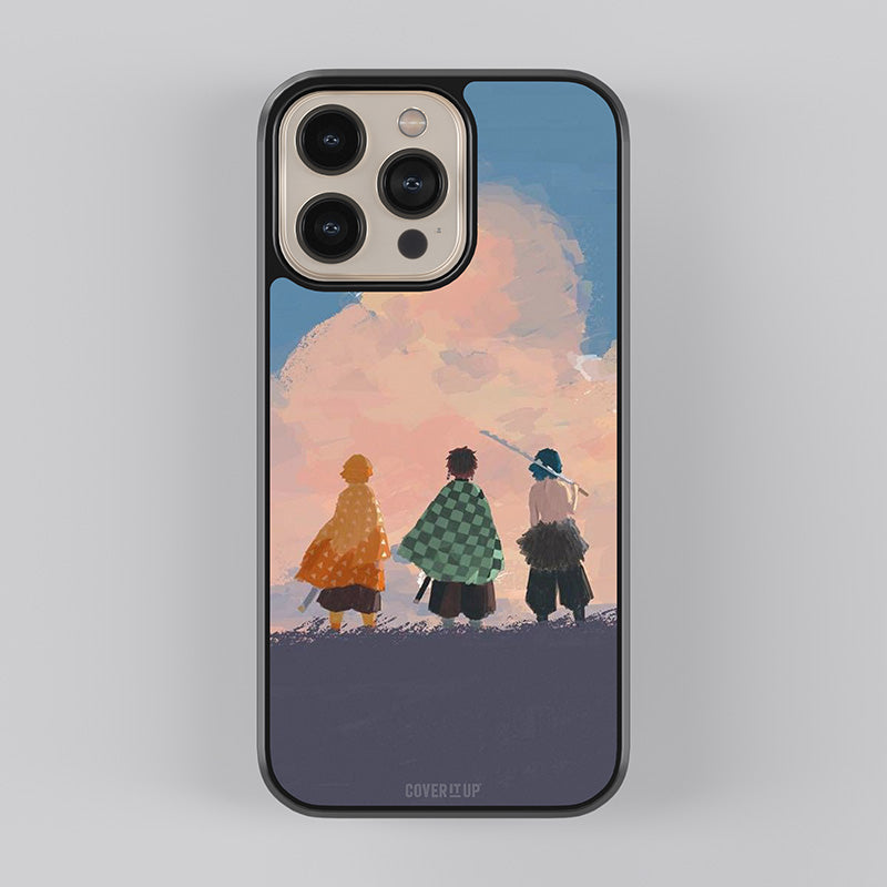 Demon Slayer Pastel Glass Case