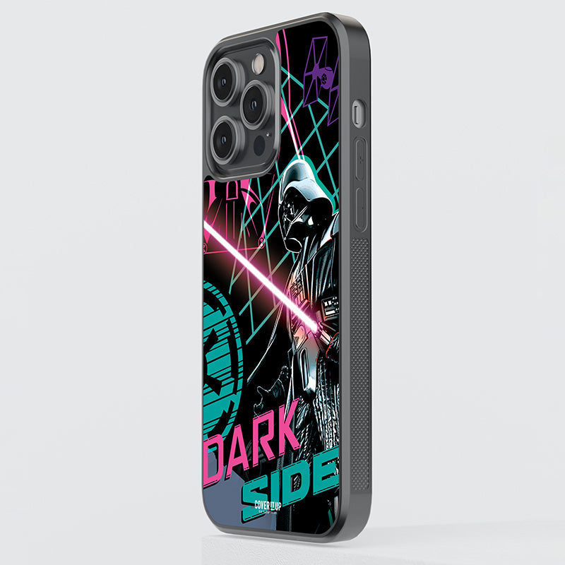 Official Star Wars Dark Side Vaporwave Glass Case