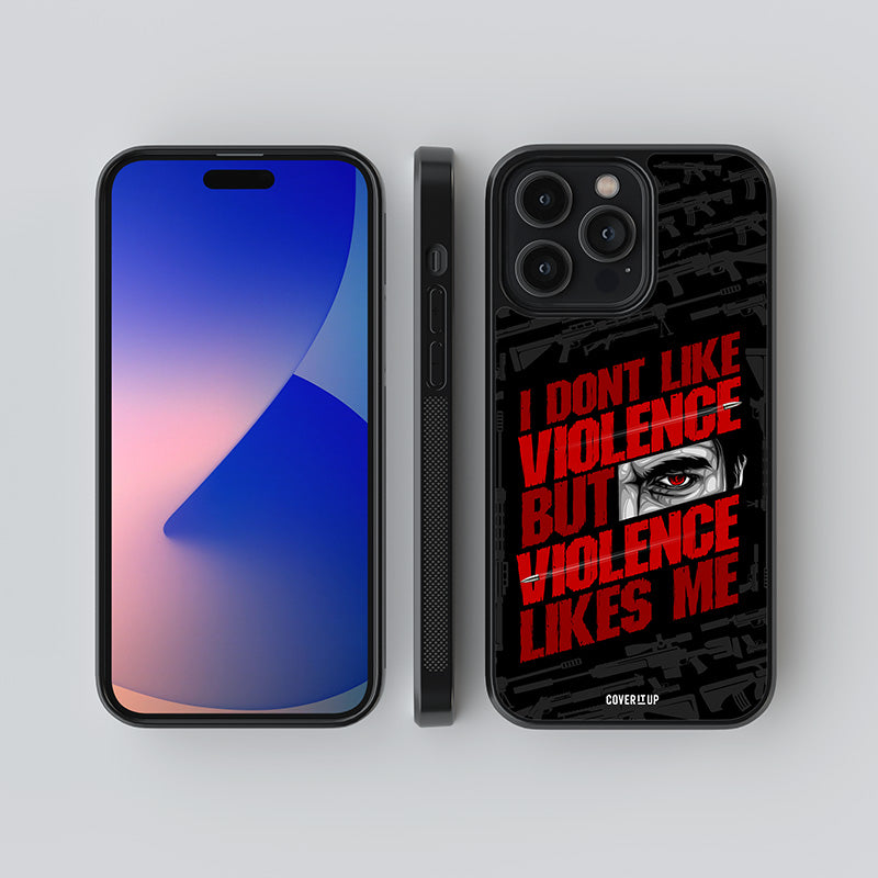 Official KGF Chapter 2 Violence Likes Me Glass Case