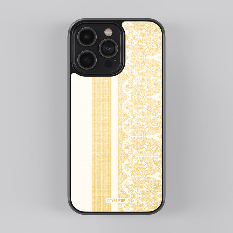 Kasavu Saree Glass Case