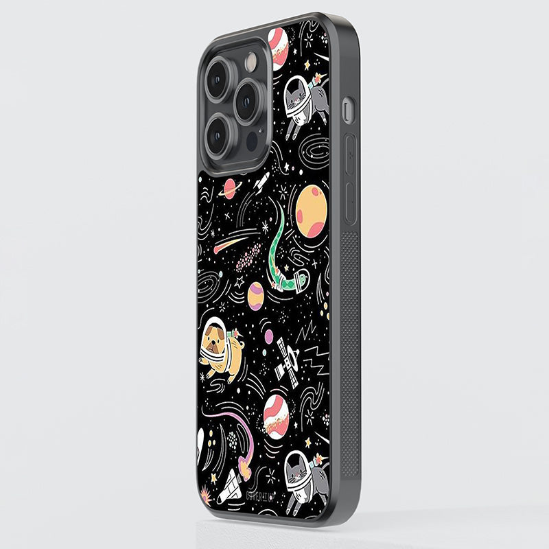 Dog Planetarium Glass Case