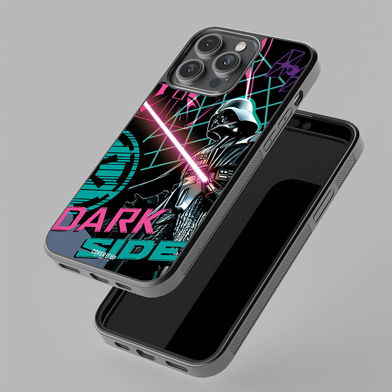 Official Star Wars Dark Side Vaporwave Glass Case