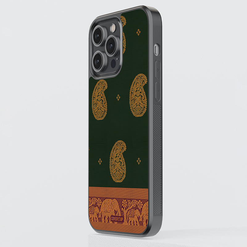 Kanchipuram Pattu Saree Glass Case