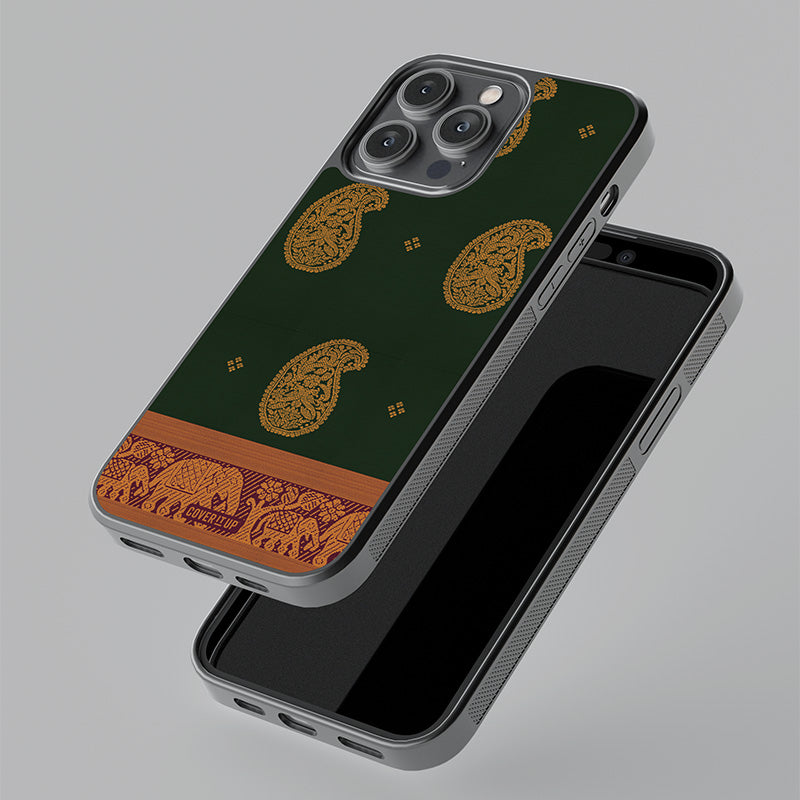 Kanchipuram Pattu Saree Glass Case